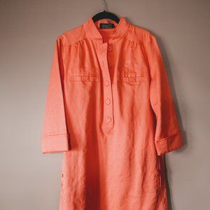 Magaschoni NY Coral Denim Dress